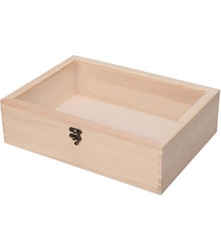 Amazon.co.jp: insectech 桐製標本箱：小型（ガラス蓋） : おもちゃ